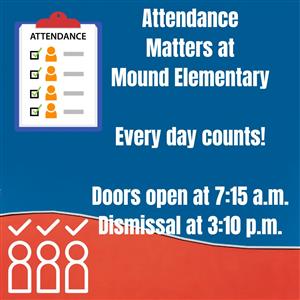 Attendance matter school opens at 7:15 am and dismissal is at 3:10 pm
